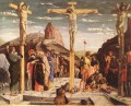 Crucifixión pintor renacentista Andrea Mantegna